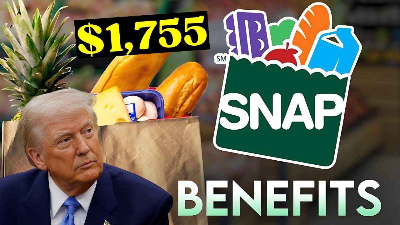 $1,755 SNAP Benefits in July & August 2025